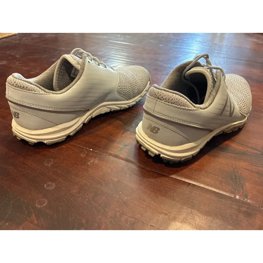 New Balance Minimus Golf Shoes Womens 7 Grey NBGW1007 Spikeless Mesh Athletic